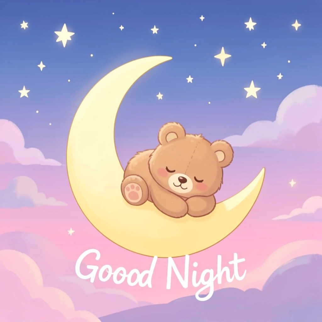 good night images — teddy 3 (free download)
