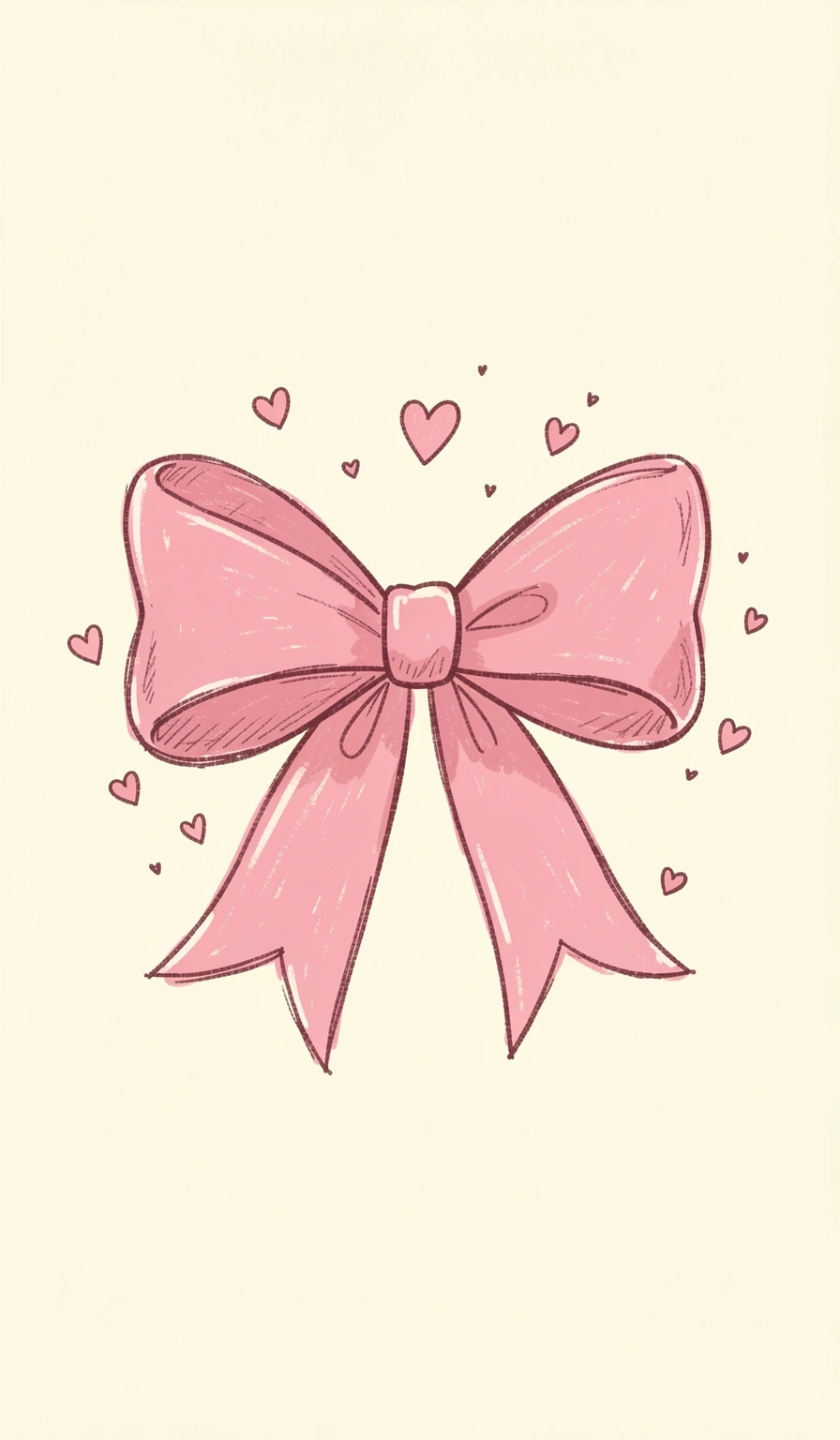 hand drawn bows — single large 3 (free download)