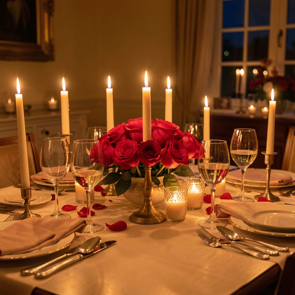 happy anniversary images — candlelit 2 (free download)