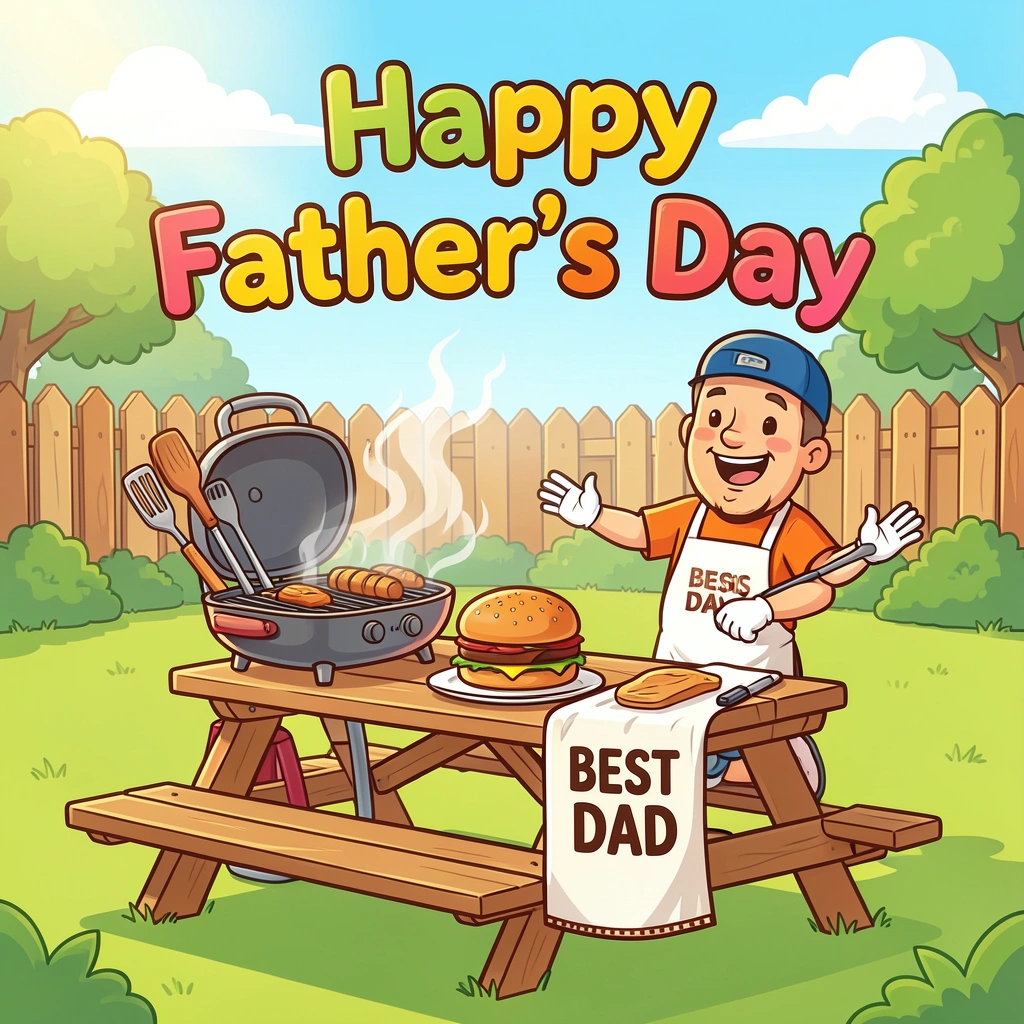happy fathers day images — grill king 1 (free download)