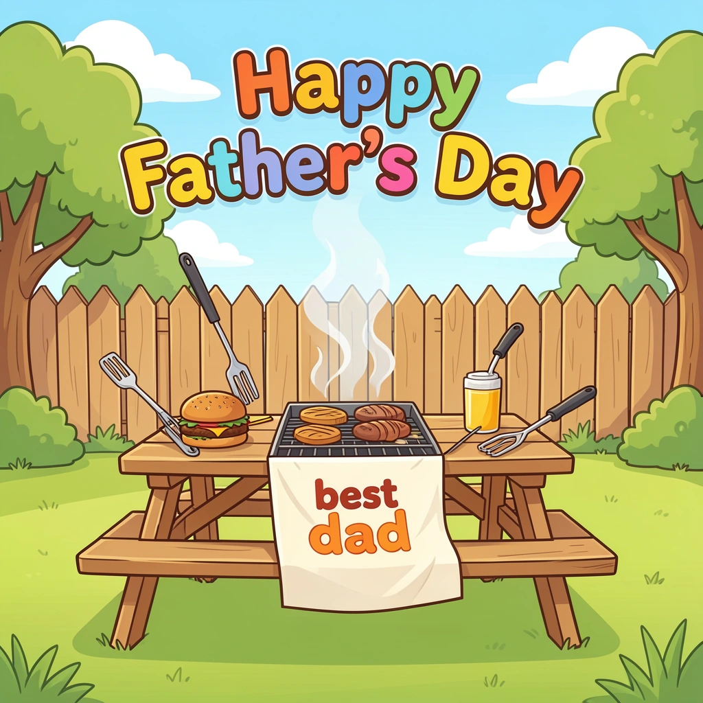 happy fathers day images — grill king 2 (free download)