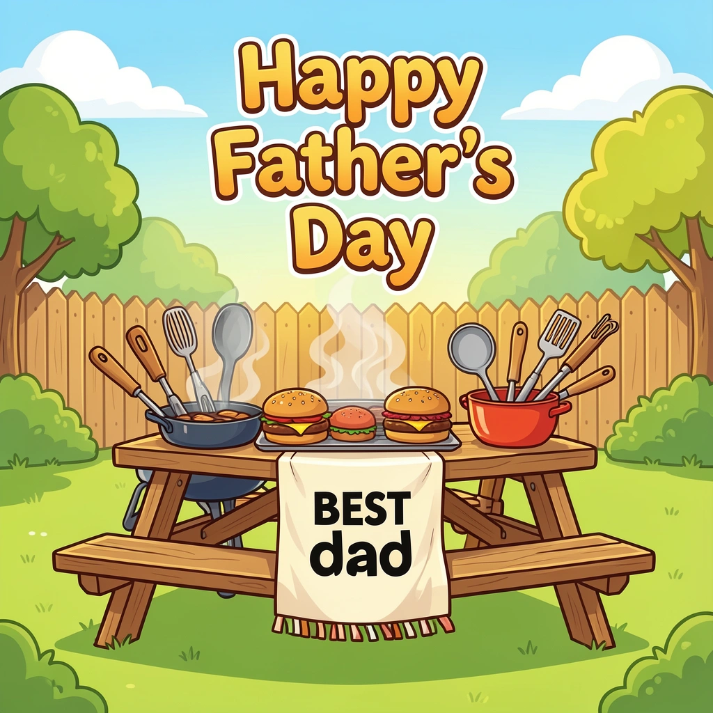 happy fathers day images — grill king 3 (free download)