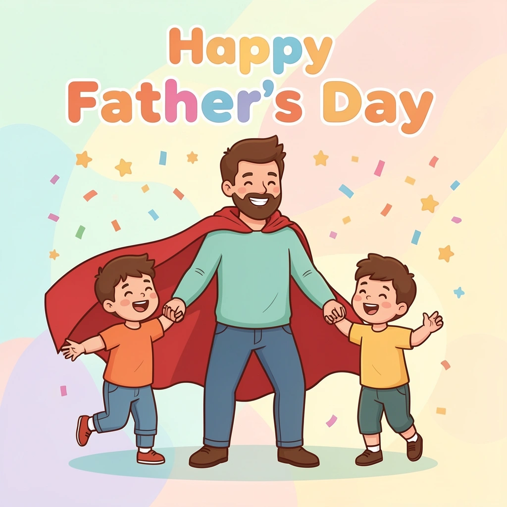 happy fathers day images — superhero dad 1 (free download)