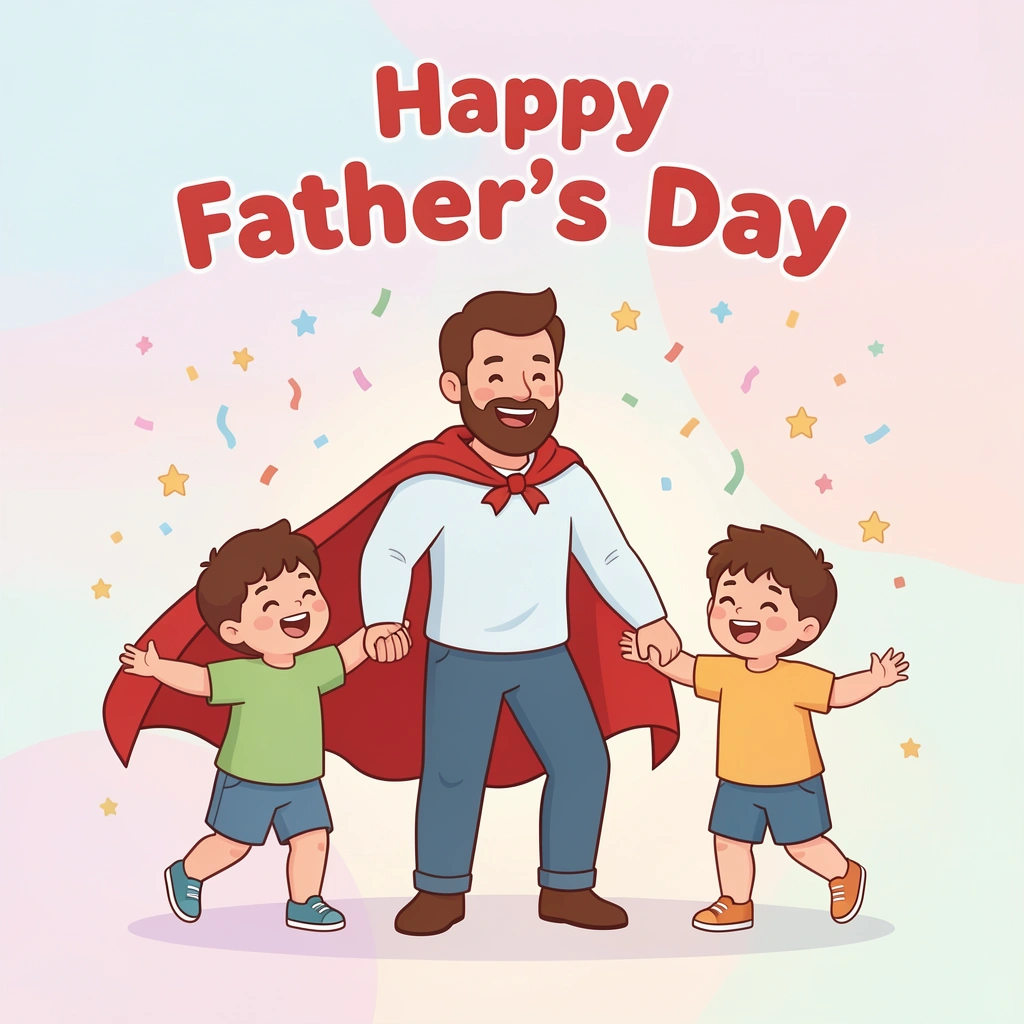 happy fathers day images — superhero dad 3 (free download)