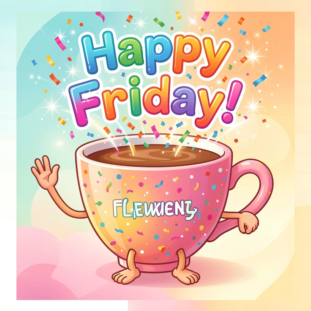 happy friday images — coffee confetti 3 (free download)