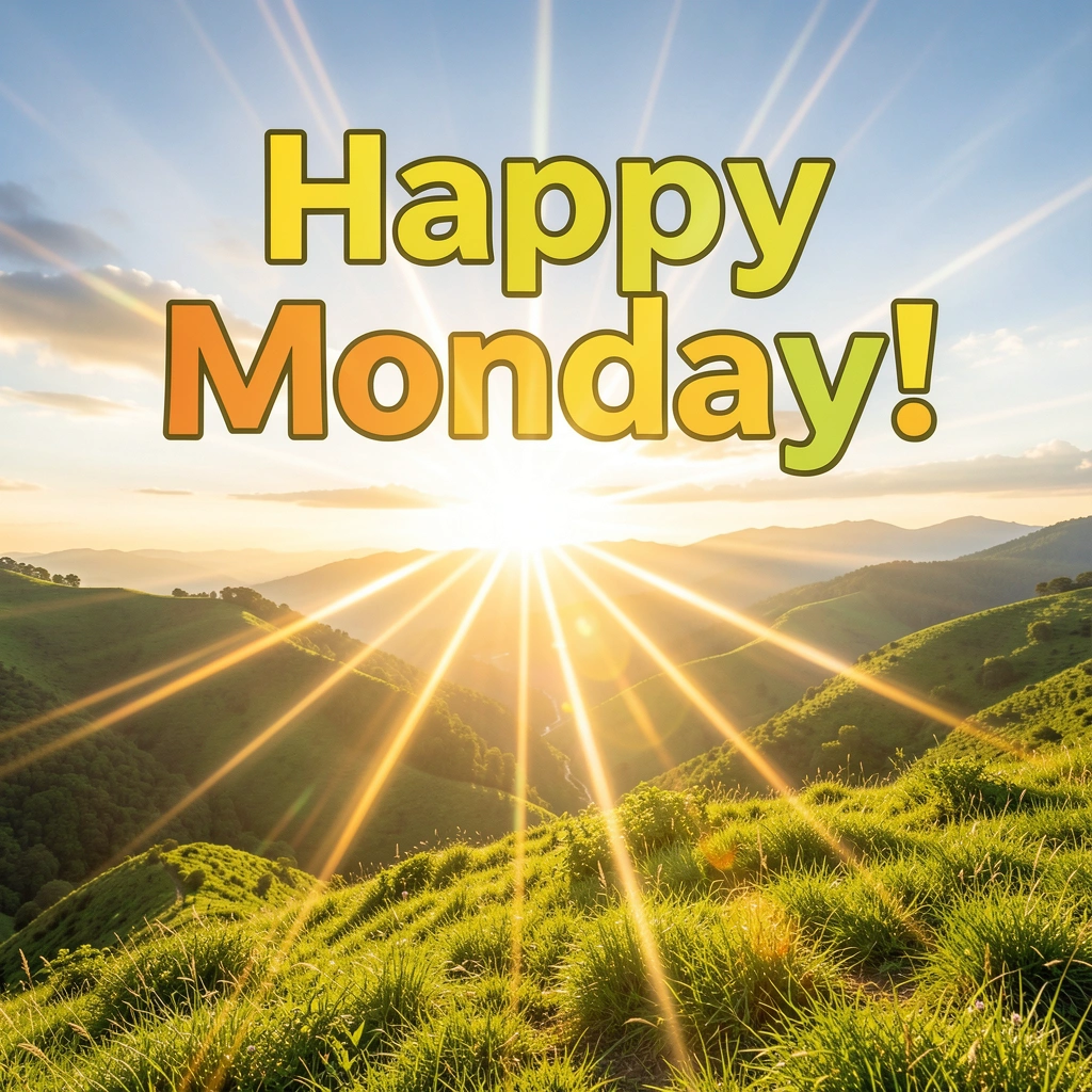 happy monday images — sunrise energy 2 (free download)