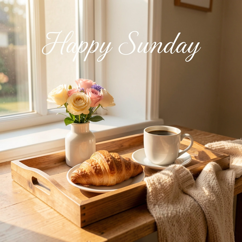 happy sunday images — cozy morning 2 (free download)
