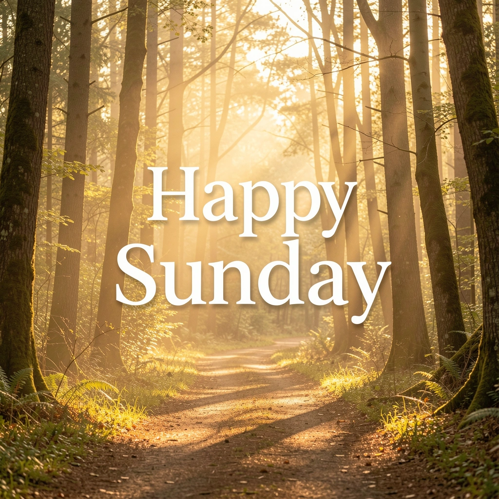 happy sunday images — nature path 1 (free download)