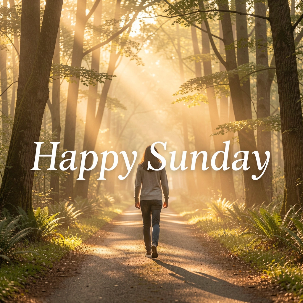 happy sunday images — nature path 2 (free download)