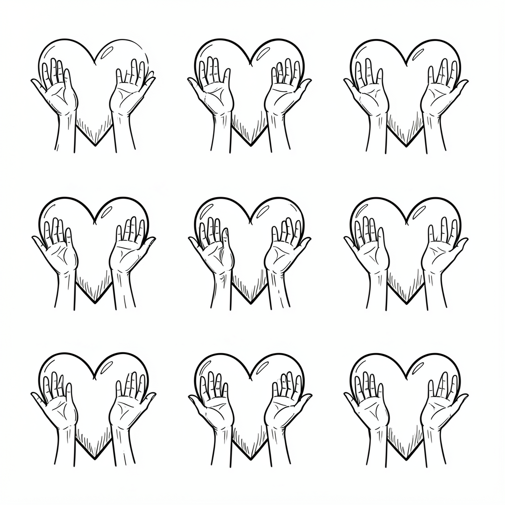 heart clipart — doodle hearts 2 (free download)