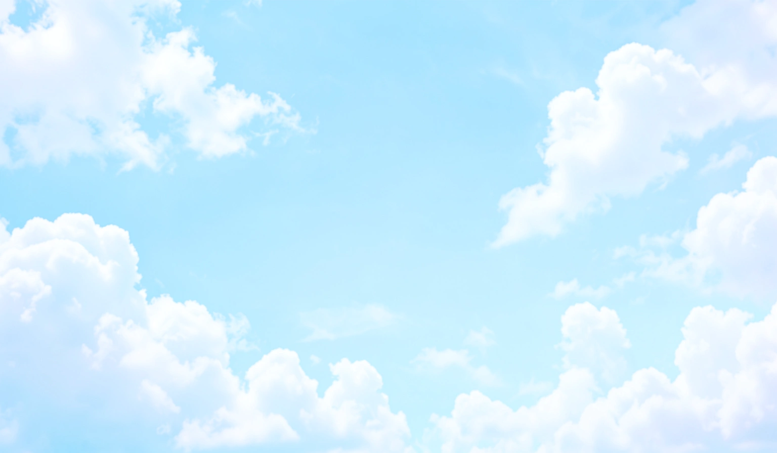 light blue background — pastel clouds 1 (free download)
