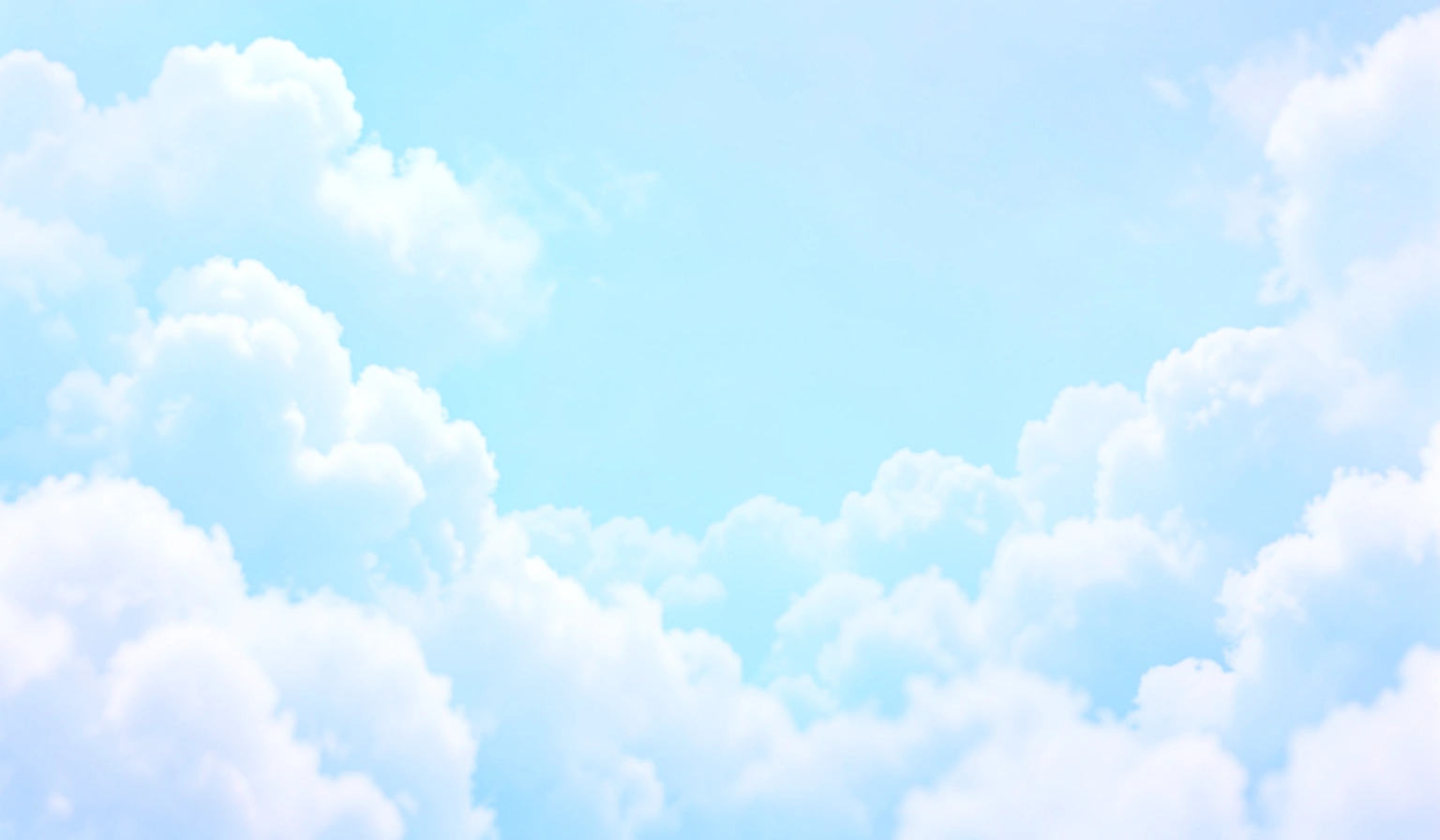 light blue background — pastel clouds 2 (free download)