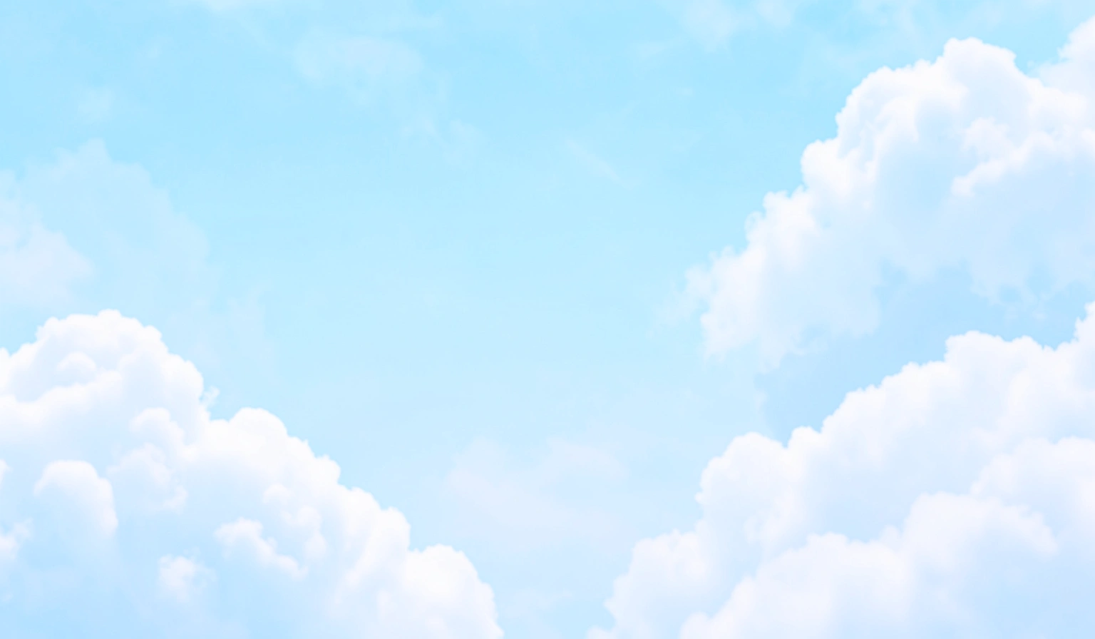 light blue background — pastel clouds 3 (free download)