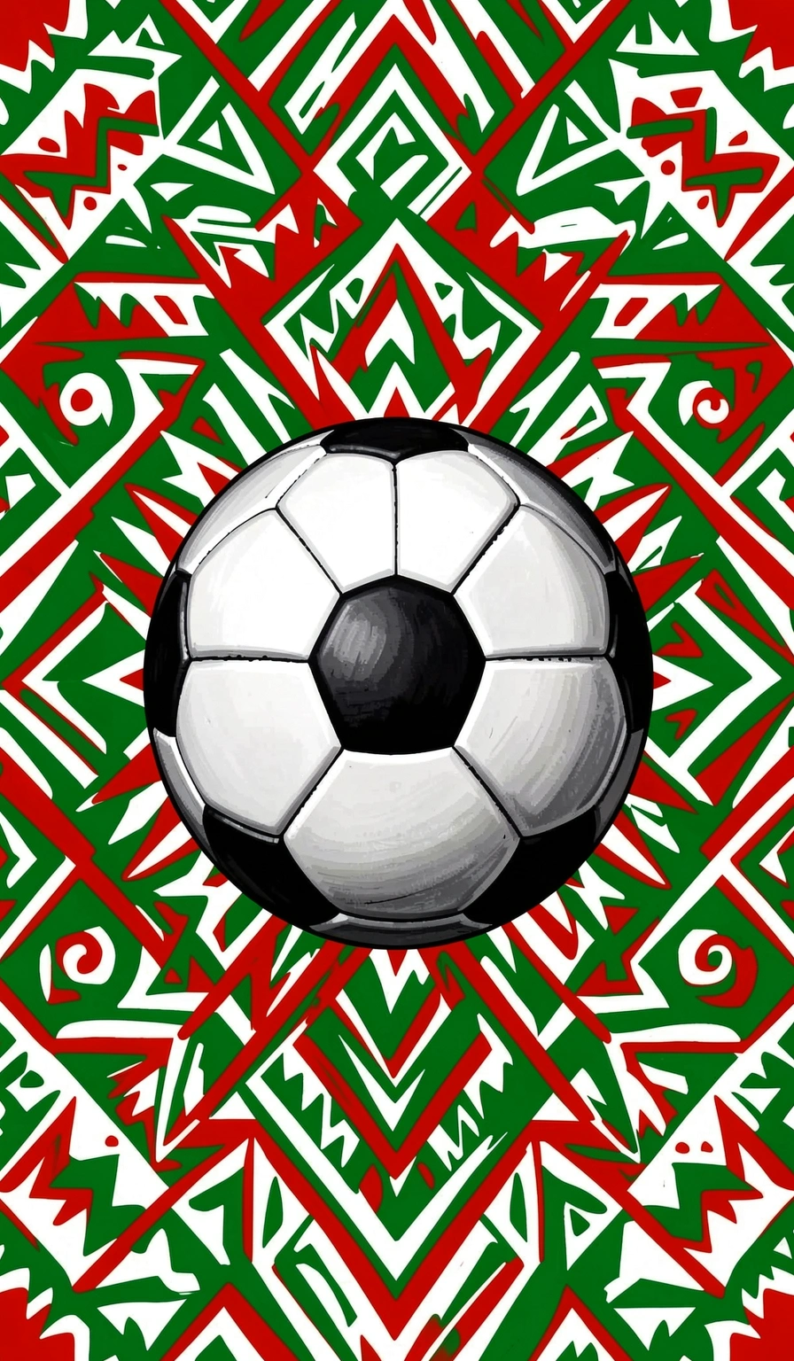 mexico soccer wallpaper — aztec pattern 1 (free download)