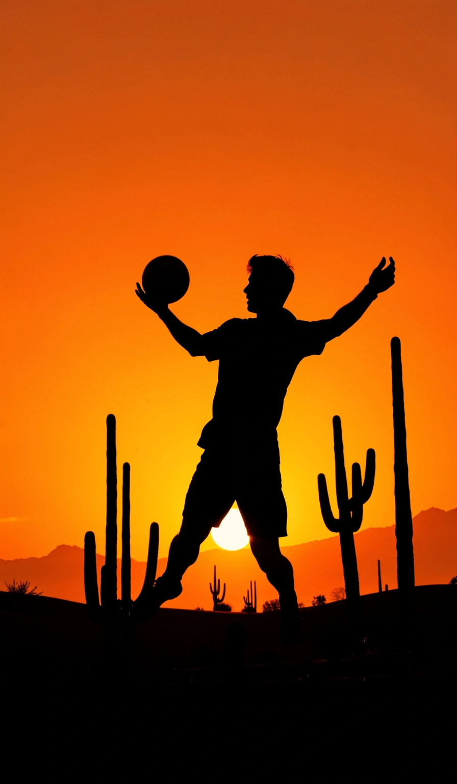 mexico soccer wallpaper — desert sunset 1 (free download)