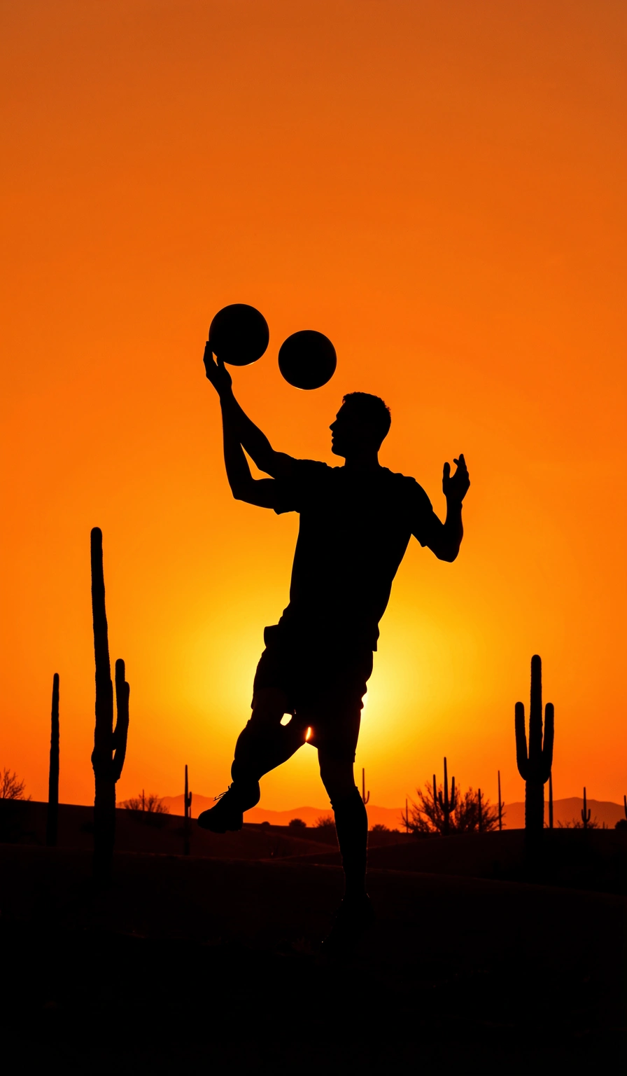 mexico soccer wallpaper — desert sunset 2 (free download)