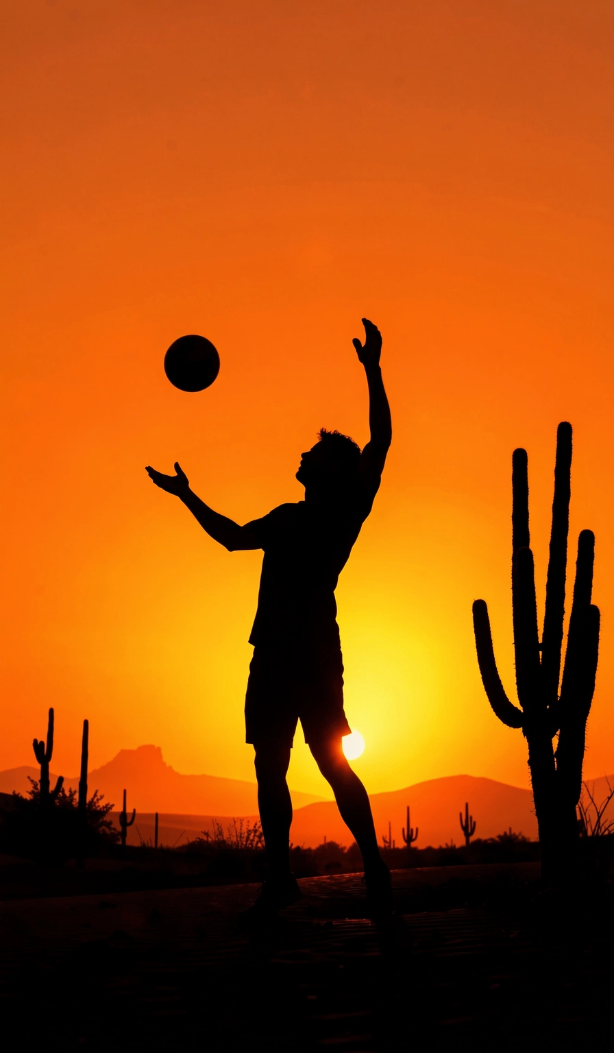 mexico soccer wallpaper — desert sunset 4 (free download)