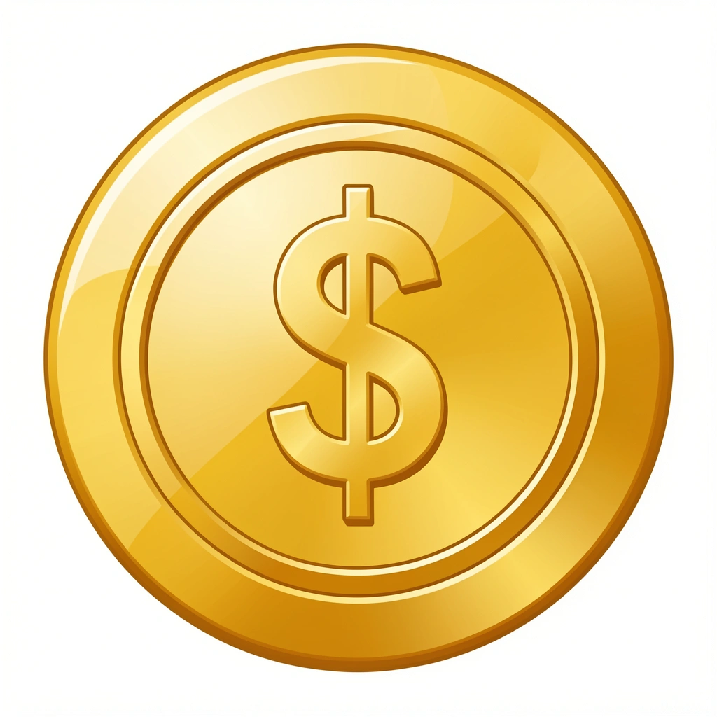 money clipart — coin gold 3 (free download)