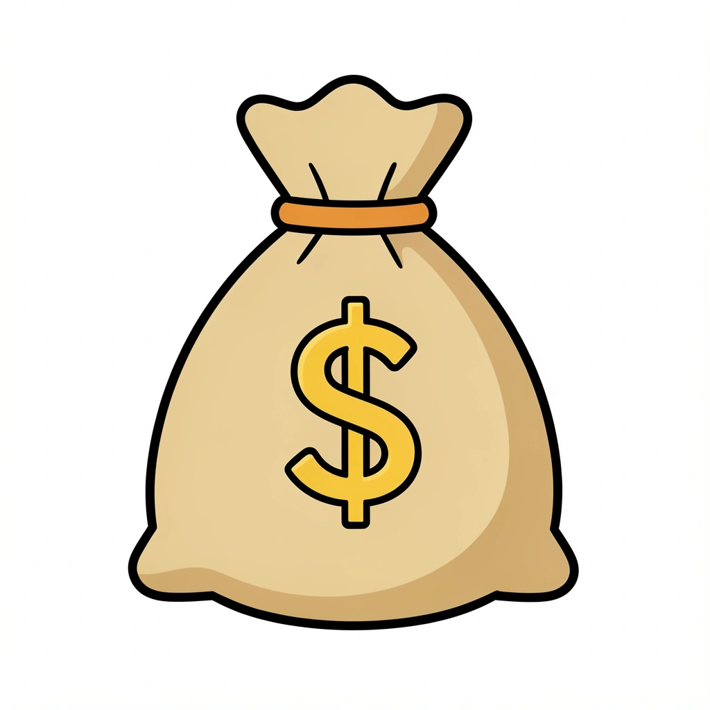 money clipart — money bag 1 (free download)