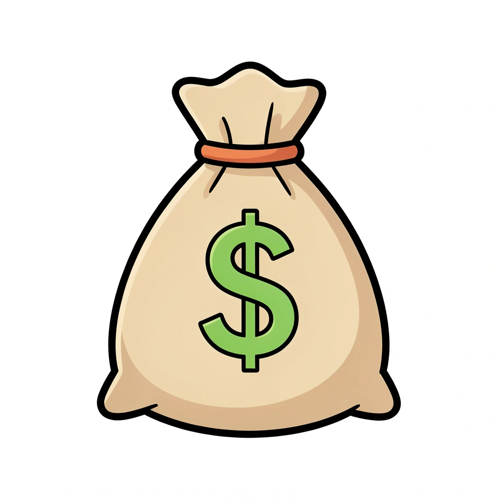money clipart — money bag 2 (free download)