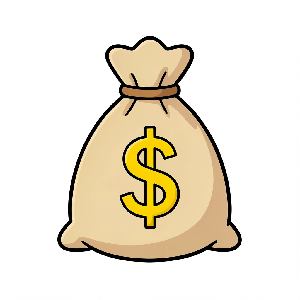 money clipart — money bag 3 (free download)