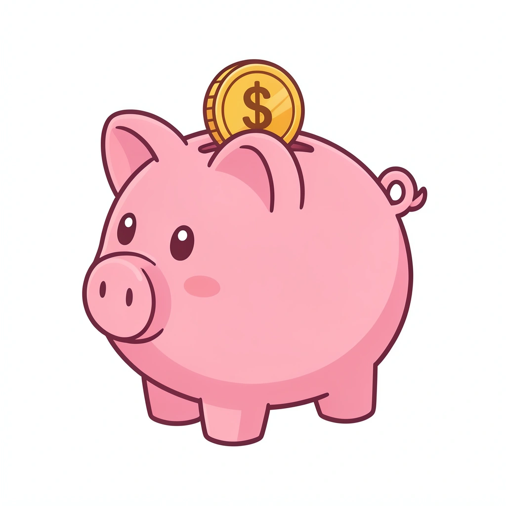money clipart — piggy bank 2 (free download)