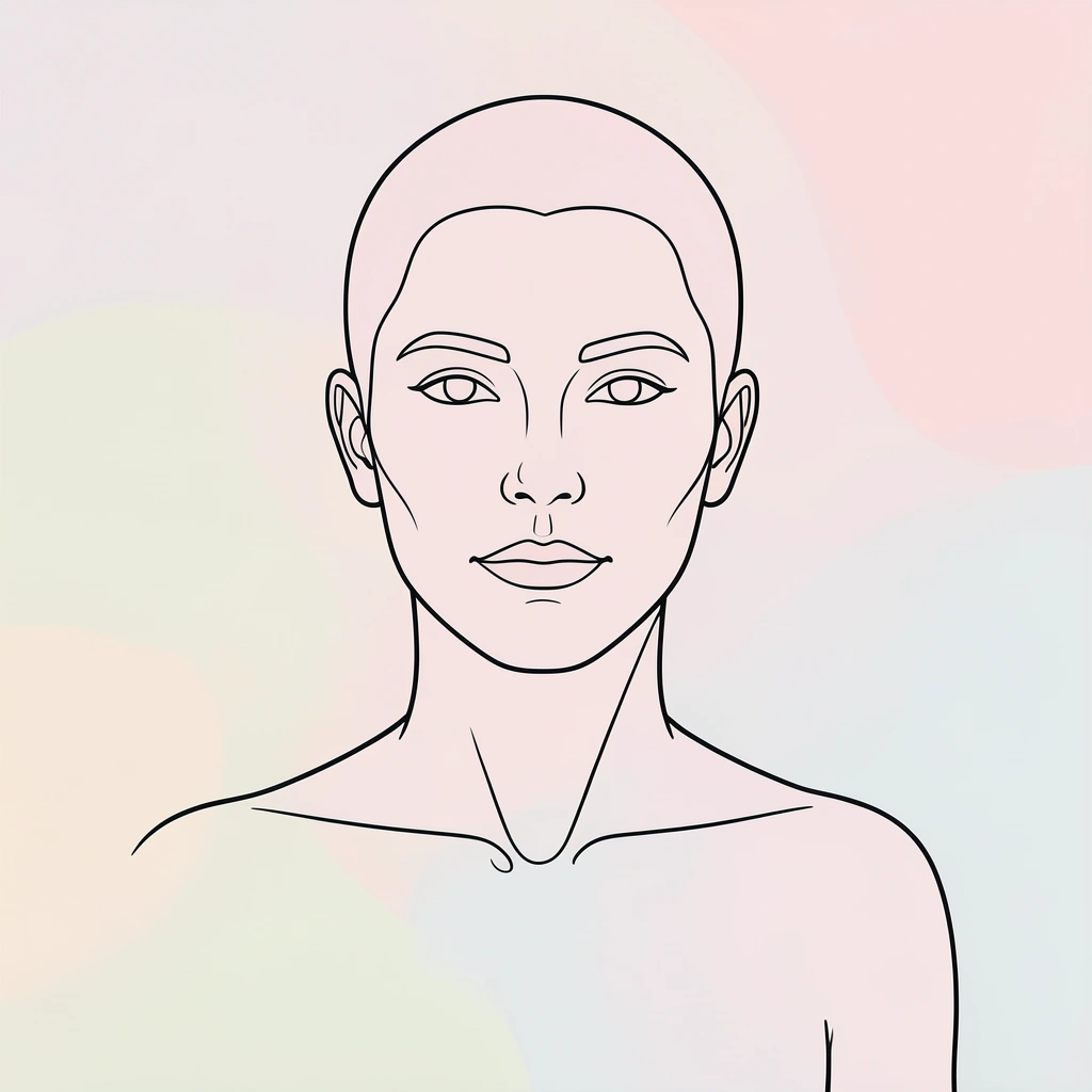 pfp — minimalist face 4 (free download)