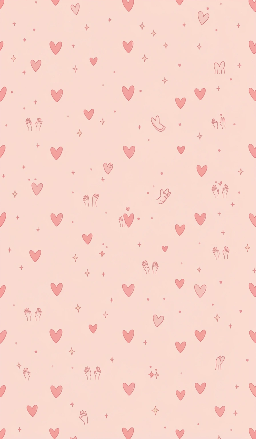 pink wallpaper — hearts pattern 2 (free download)