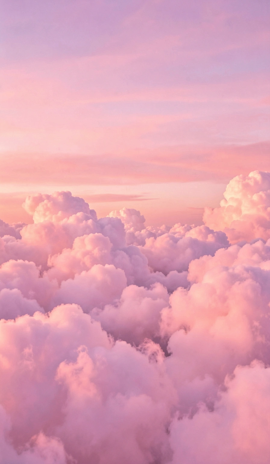 pink wallpaper — pink clouds 3 (free download)
