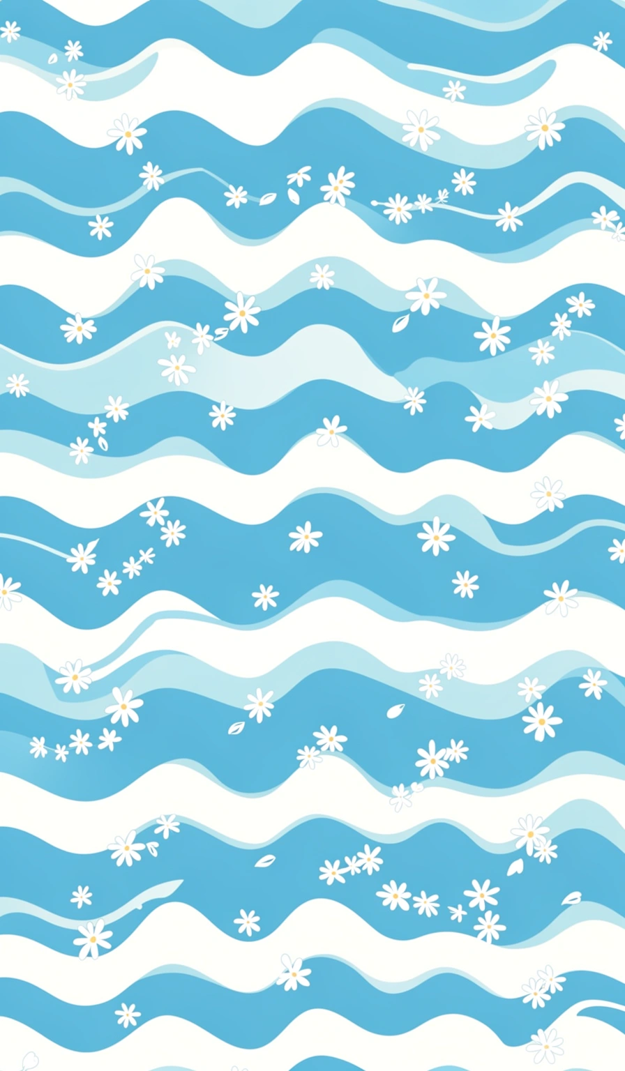 preppy wallpaper — blue waves 2 (free download)