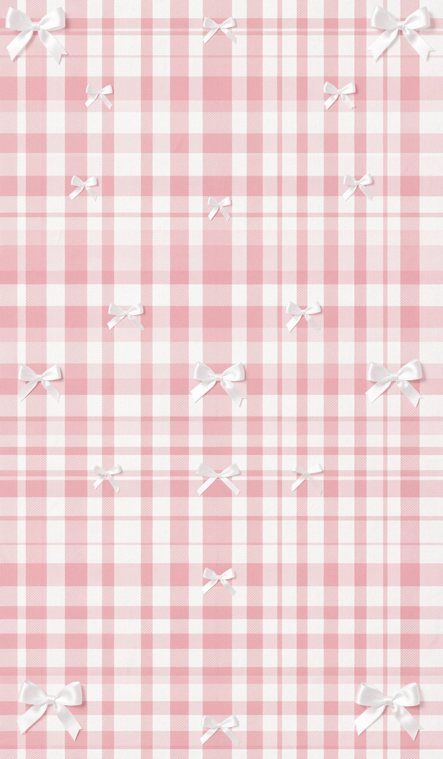 preppy wallpaper — gingham bows 4 (free download)