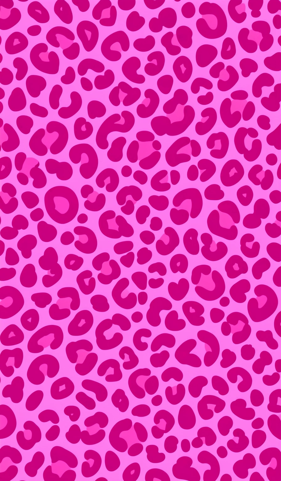 preppy wallpaper — leopard pink 1 (free download)