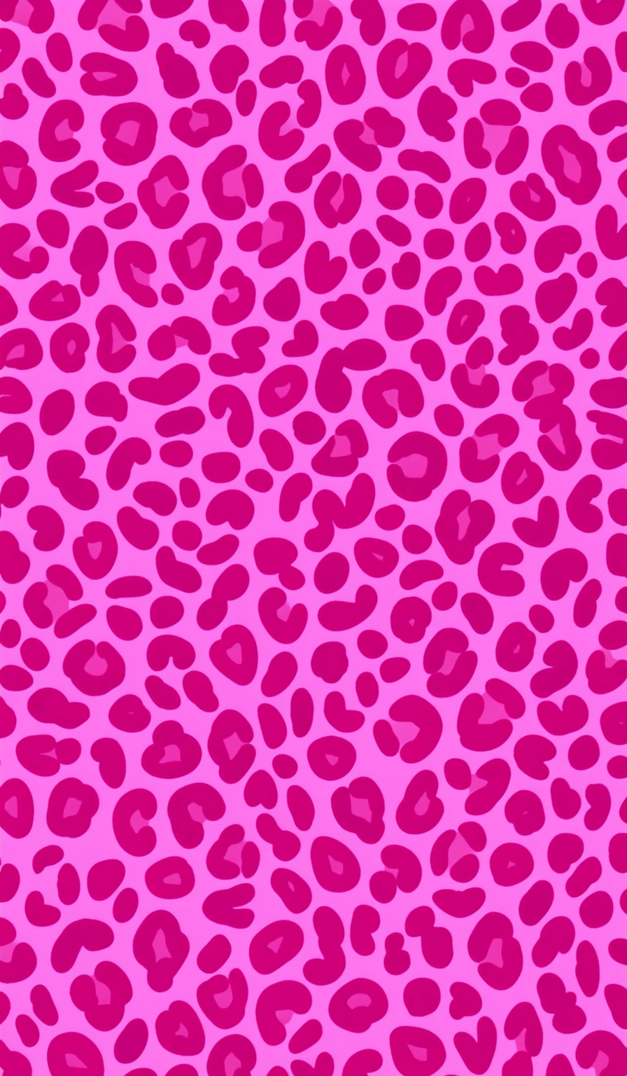 preppy wallpaper — leopard pink 2 (free download)