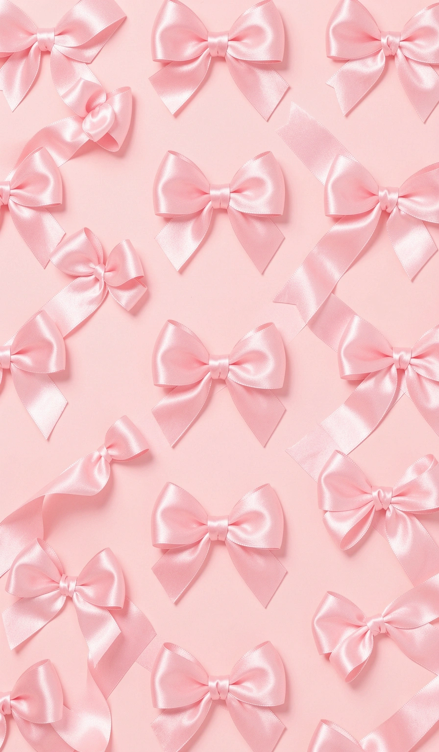 preppy wallpaper — pink bows 3 (free download)