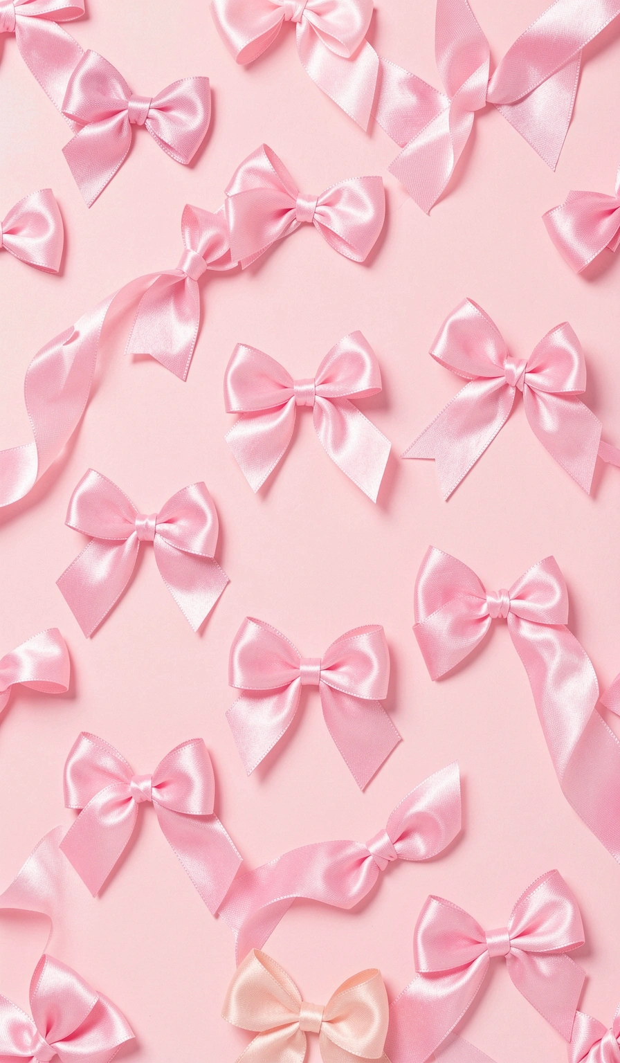 preppy wallpaper — pink bows 4 (free download)