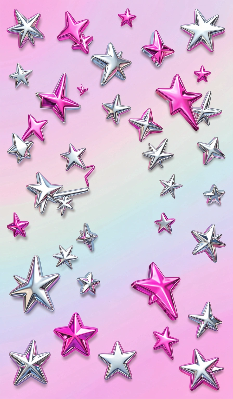 preppy wallpaper — stars pink 4 (free download)
