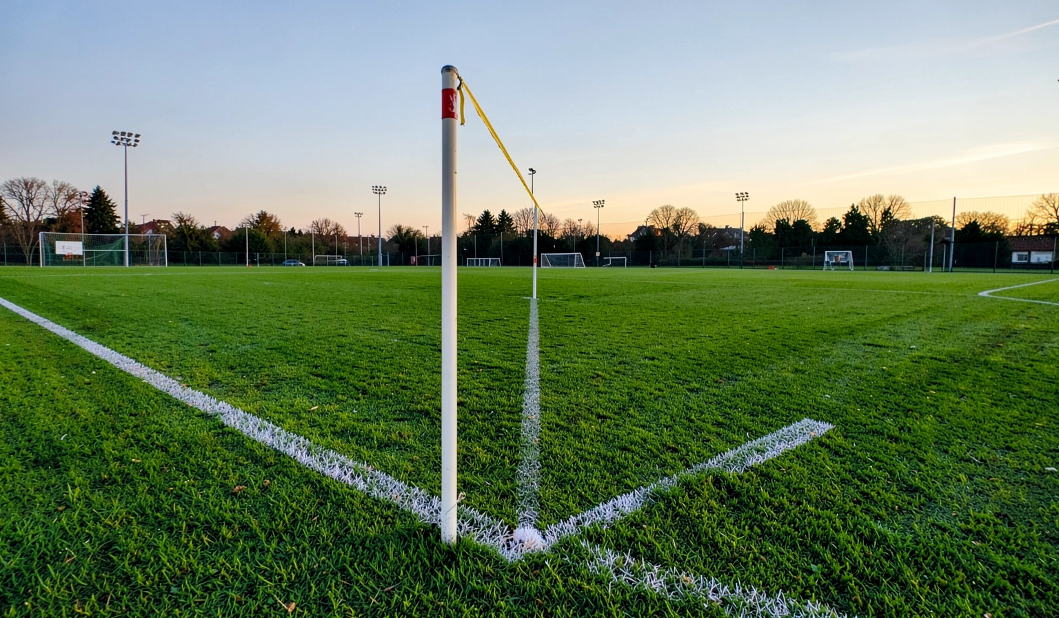 soccer background — pitch corner 1 (free download)