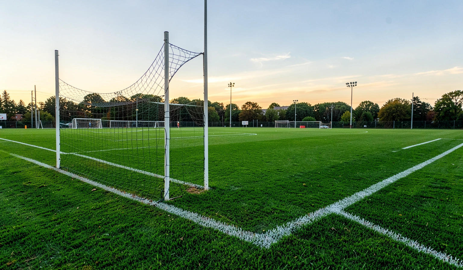 soccer background — pitch corner 4 (free download)