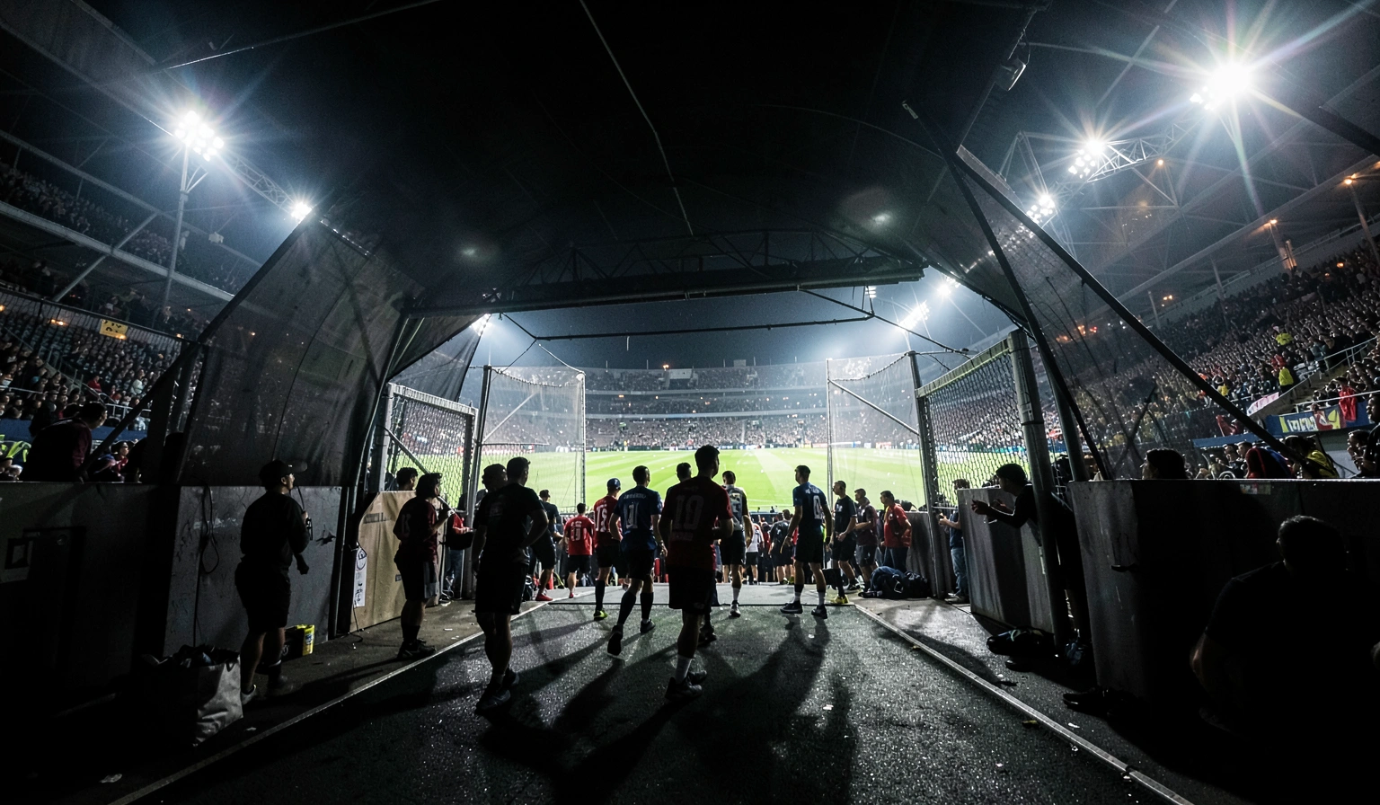 soccer background — tunnel 4 (free download)