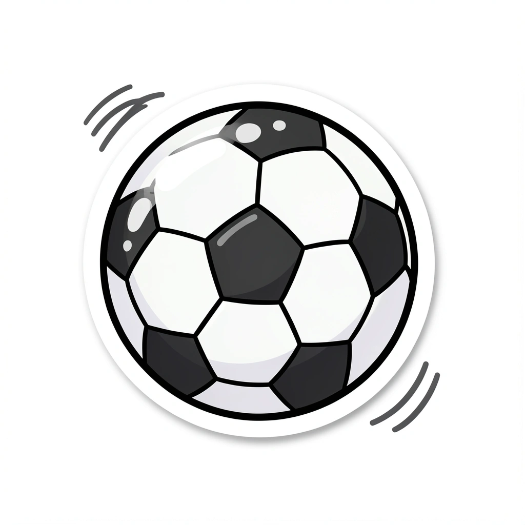 soccer ball clipart — cartoon 2 (free download)