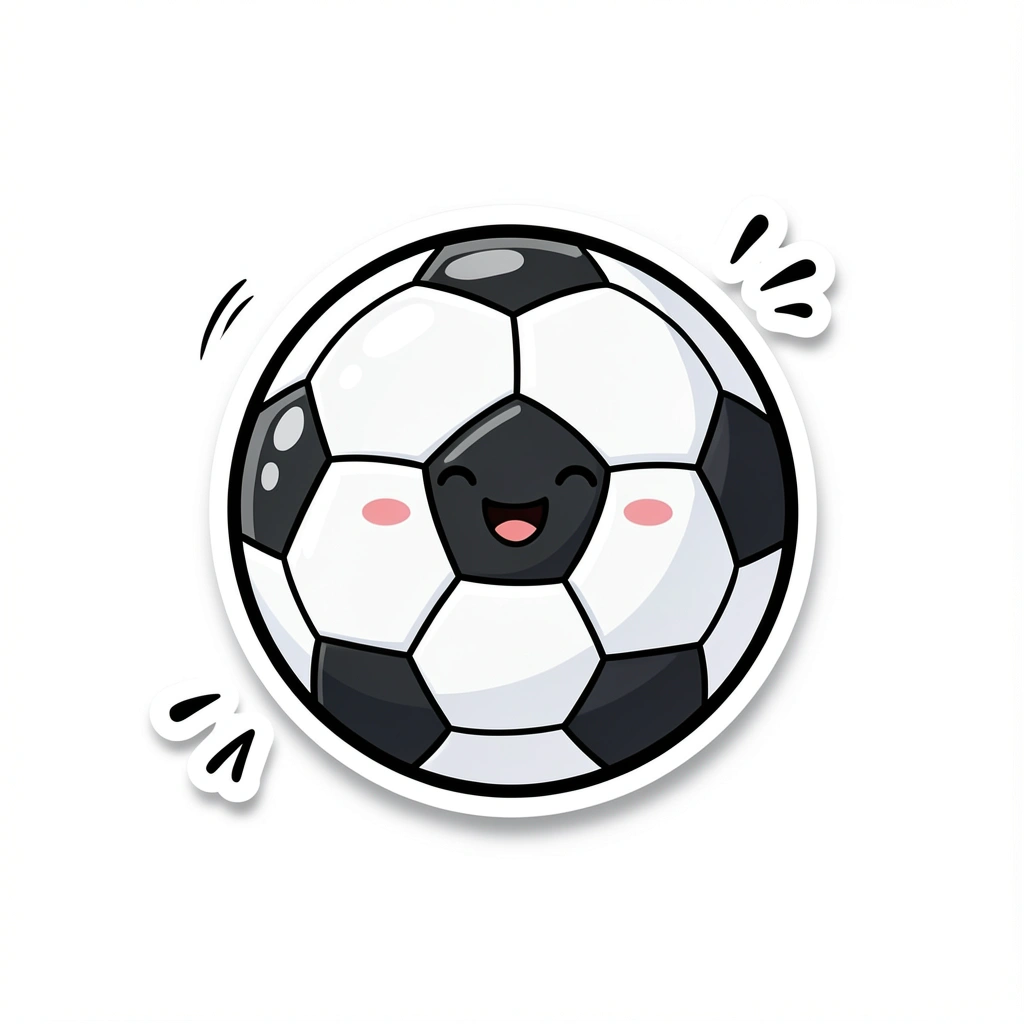 soccer ball clipart — cartoon 3 (free download)