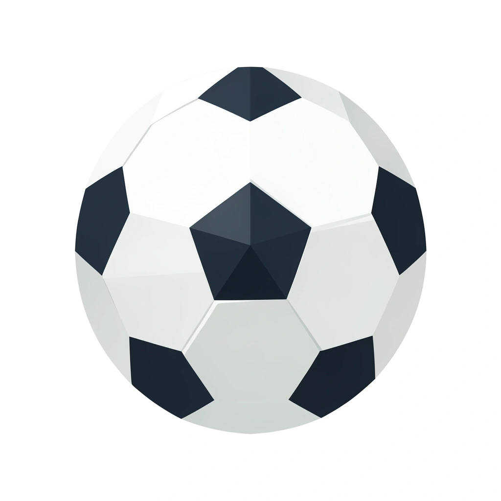 soccer ball clipart — geometric 2 (free download)