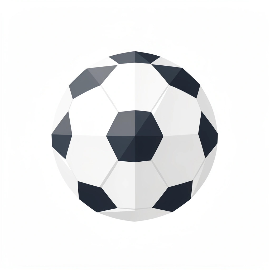 soccer ball clipart — geometric 3 (free download)