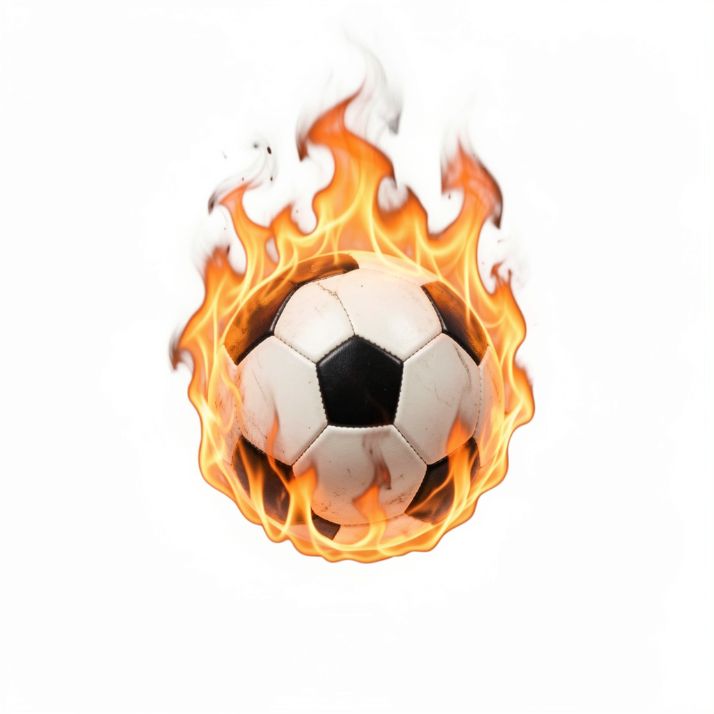 soccer ball png — fire 2 (free download)