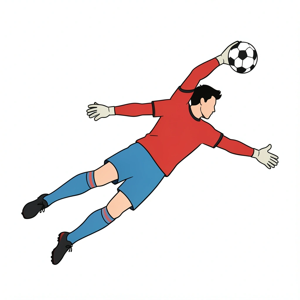 soccer clipart — goalkeeper 2 (free download)
