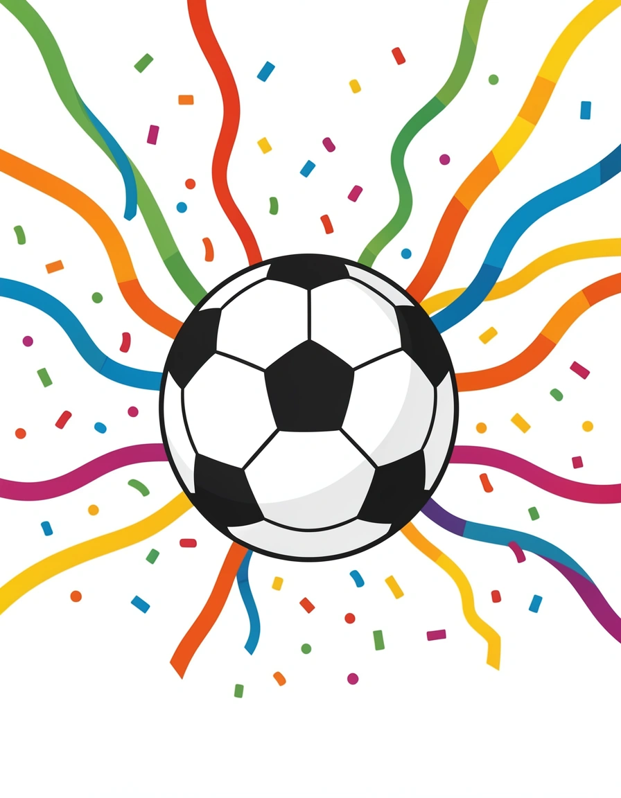 soccer poster — banner confetti 1 (free download)