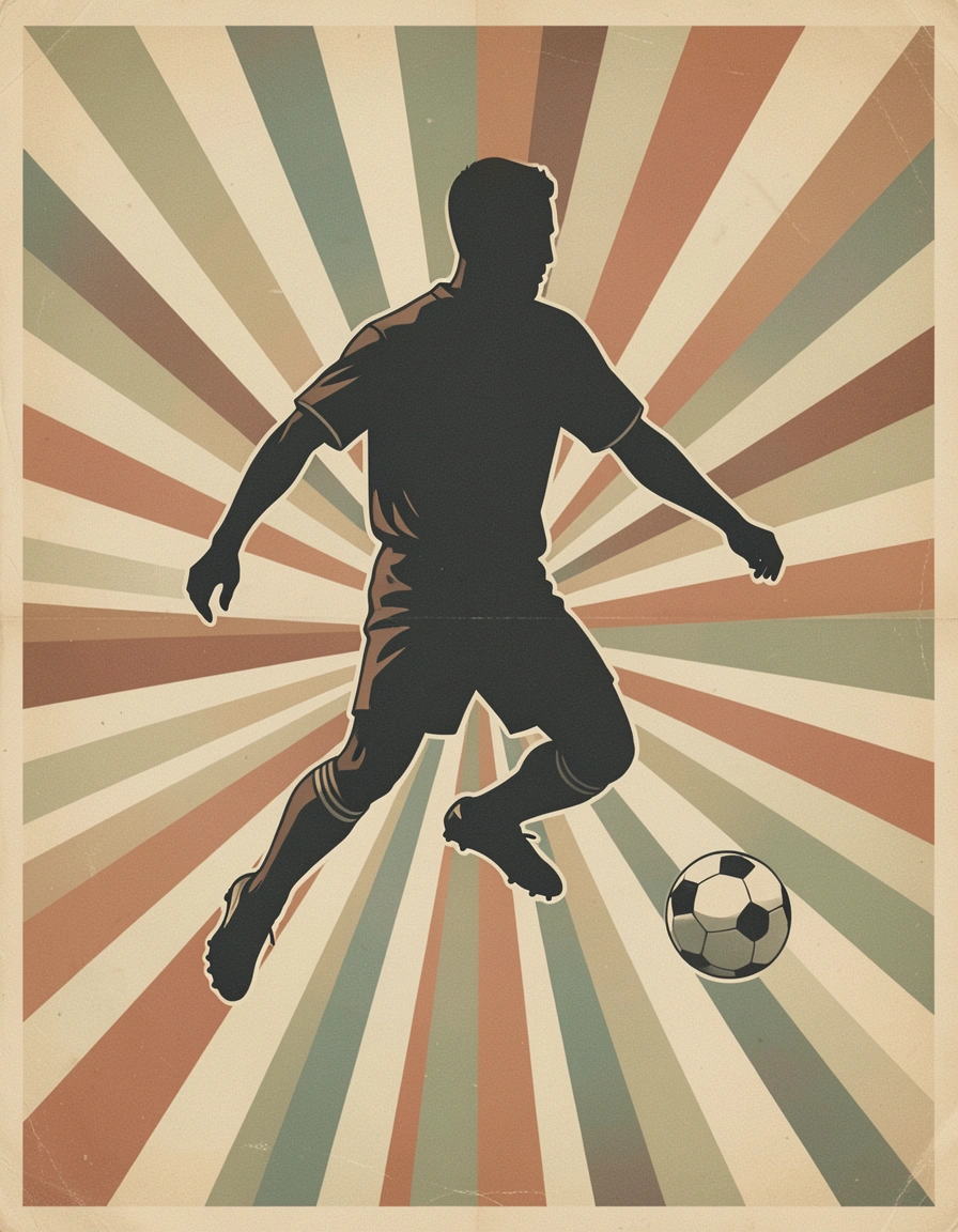 soccer poster — retro 2 (free download)