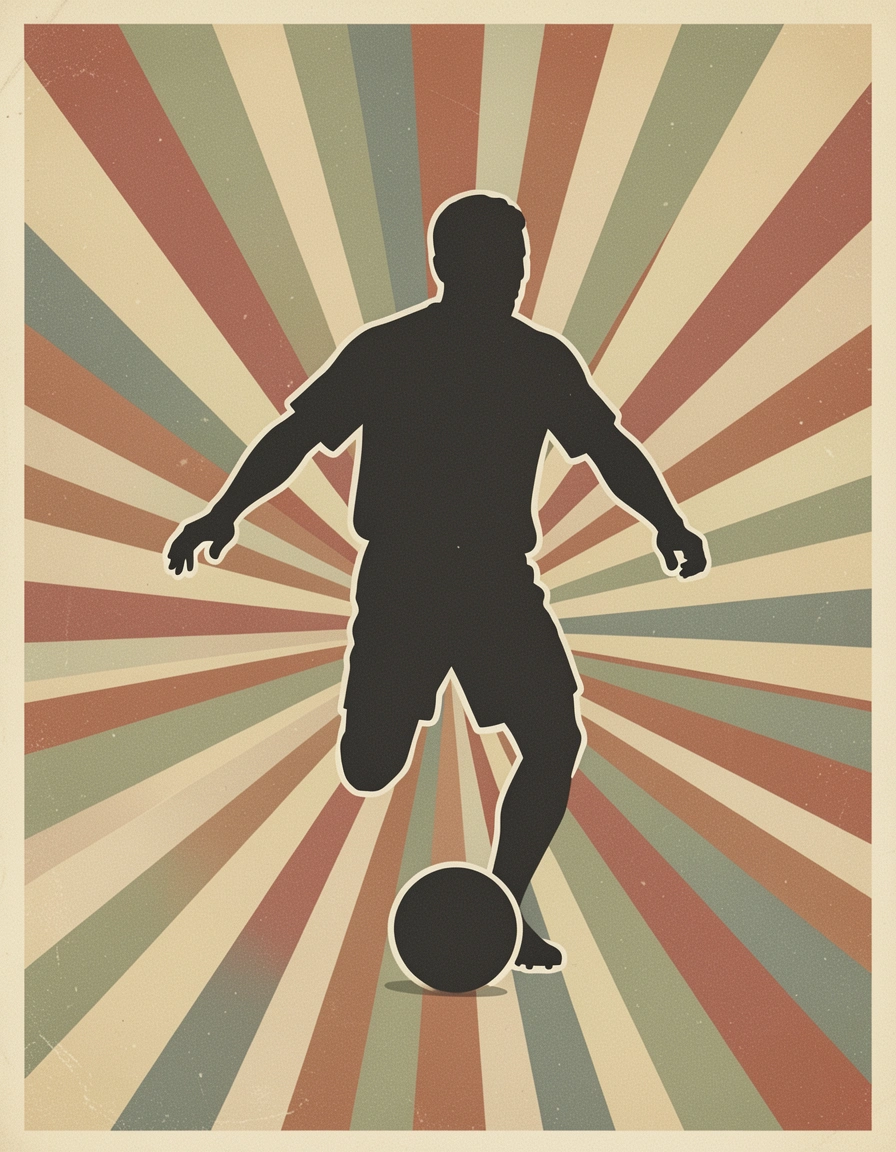 soccer poster — retro 3 (free download)