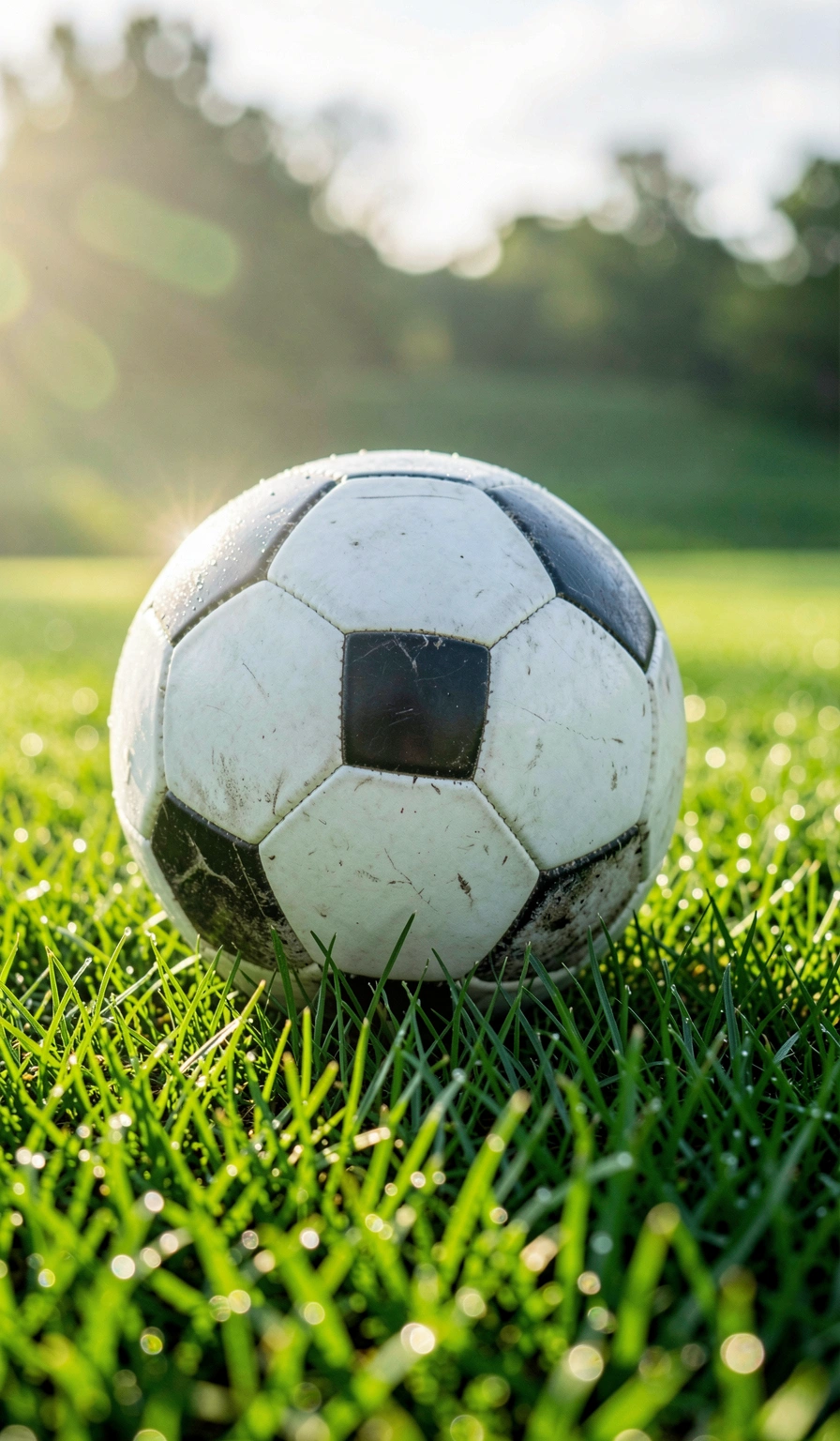 soccer wallpaper — grass macro 3 (free download)