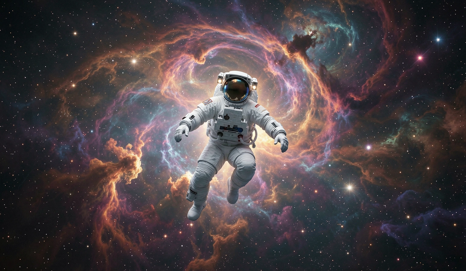 space background — astronaut drift 1 (free download)